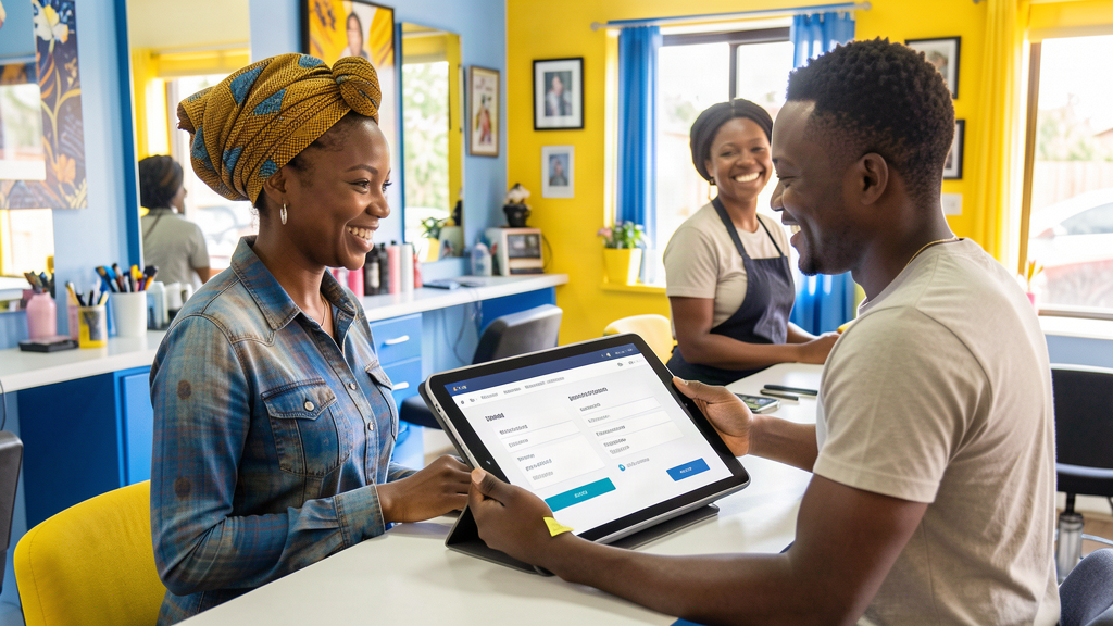 AI for salons and barbershops in Kenya to auto-book and fill chairs