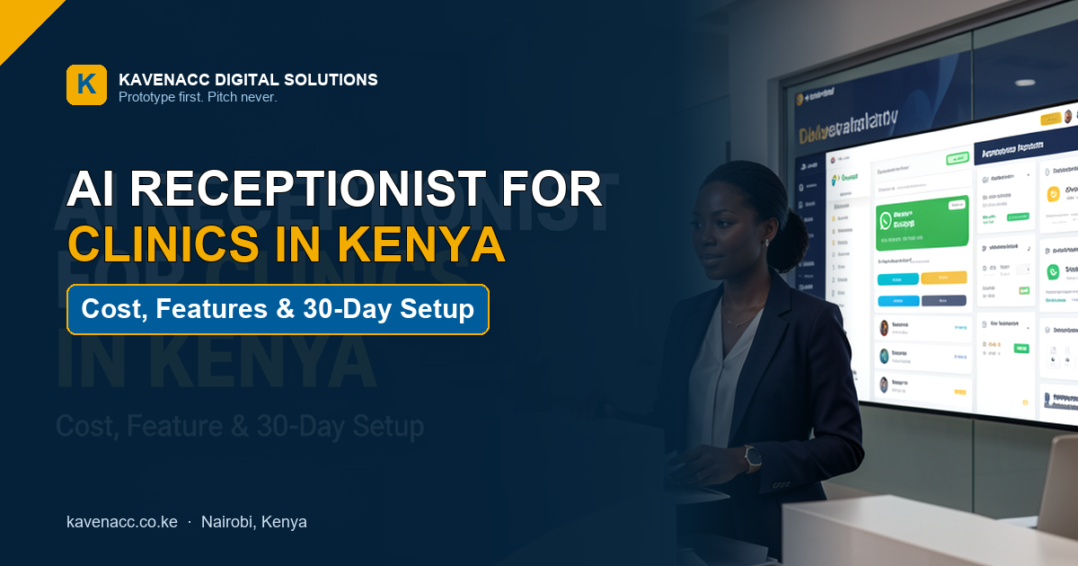 AI receptionist for clinics in Kenya: cost, features and a 30-day setup plan